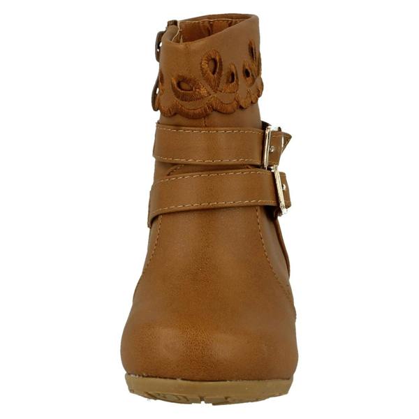 Spot On Girls Spot On Ankle Boots with Buckle Detail