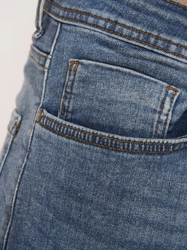 Crosshatch Tadcaster Denim Shorts Light Wash