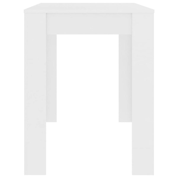 Berkfield Dining Table White 120x60x76 cm Engineered Wood