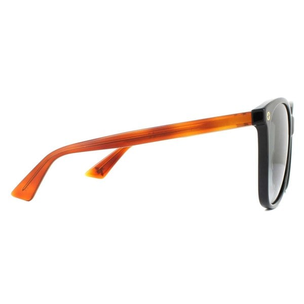 Gucci Sunglasses GG0024S 003 Black Brown Grey Gradient