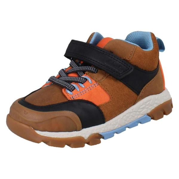 Clarks Boys Clarks PlayPrints 'Rex' Ankle Boots Steggy 2 Glow