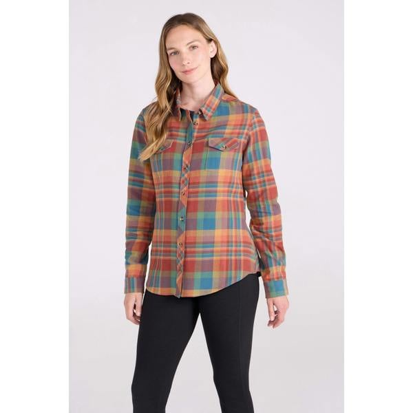 Mountain Warehouse Womens/Ladies Willow Flannel Shirt - Burnt Orange