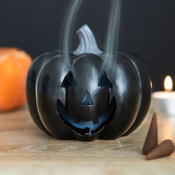 Serano Black Pumpkin Incense Cone Holder