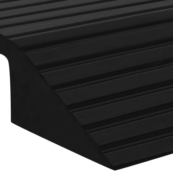 Berkfield Bridge Threshold Ramps 3 pcs 49x40x8 cm Rubber