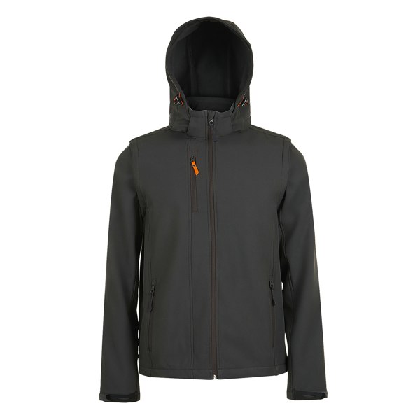 SOLS Mens Transformer Pro Softshell Jacket - Charcoal