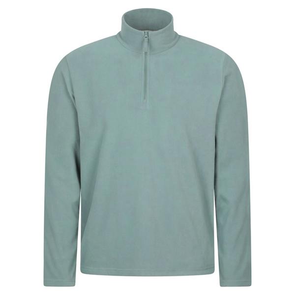 Mountain Warehouse Mens Camber II Half Zip Fleece - Pale Green - 