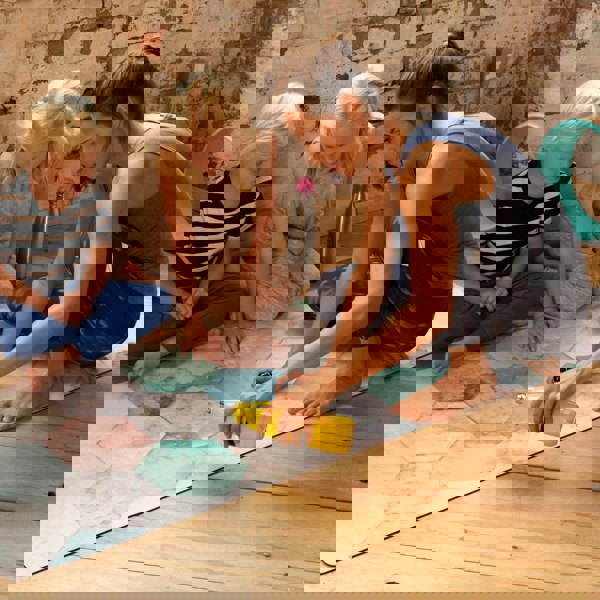 Myga Vegan Suede Yoga Mat – Luxurious Rubber Yoga Mat Available in 6 Stunning Patterns