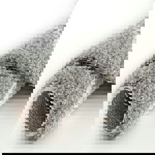 Diamond Design Thick Shaggy Area Rugs Grey