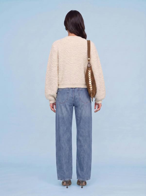 Urban Bliss Wool Blend Textured Boucle Cardigan