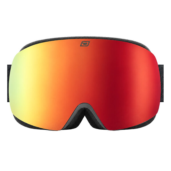 Dirty Dog MUTANT ORACLE - Black with Red Fusion Mirror & Yellow Lens