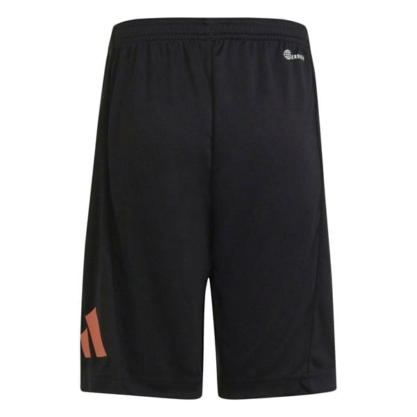 Adidas Boys Essentials Logo Shorts - Black/Pink