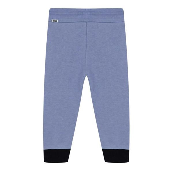 Boss Childrens/Kids Colour Block Regular Joggers - Medium Grey - 