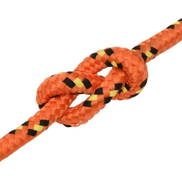 Berkfield Boat Rope Orange 14 mm 25 m Polypropylene
