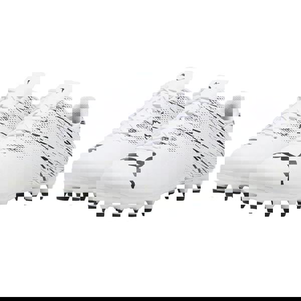 Puma Childrens/Kids Attacanto Turf Training Football Boots - White/Black - 