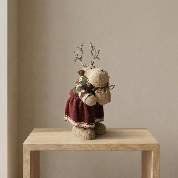 Garden Greatness Rustic Woodland Moose Figurine Ornament