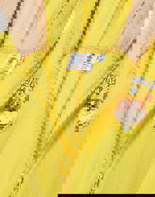 Paw Patrol Unisex Kids Yellow Rubble Applique Face Onesie