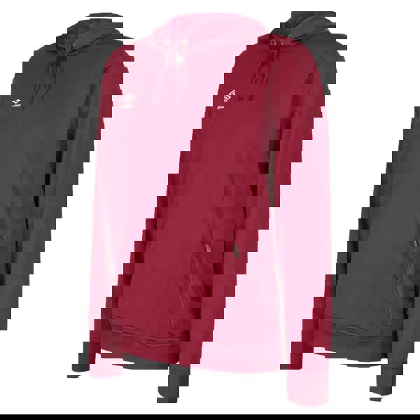 Umbro Childrens/Kids Club Essential Polyester Drawstring Hoodie - New Claret - 