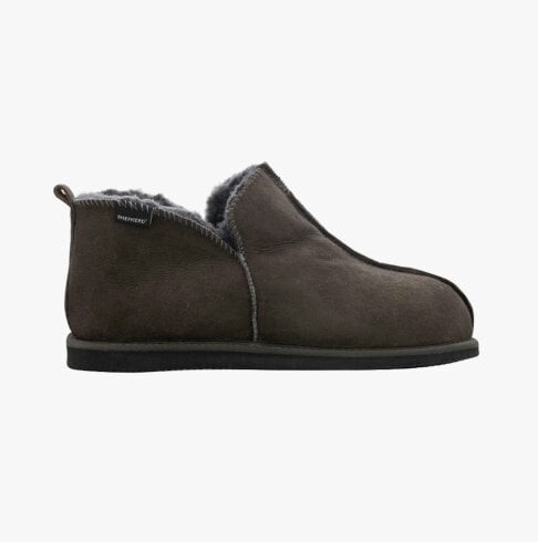 Shepherd ANTON Mens Slippers Matt Black