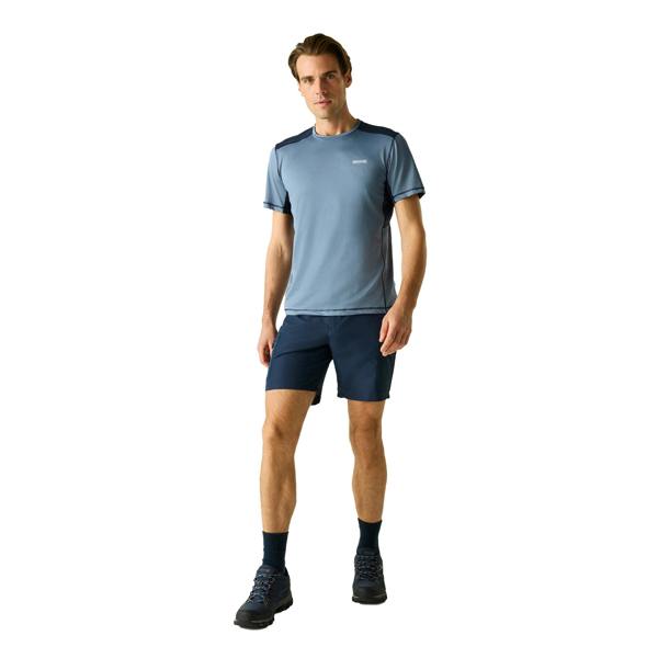 Regatta Mens Virda T-Shirt - China Blue/Navy - 