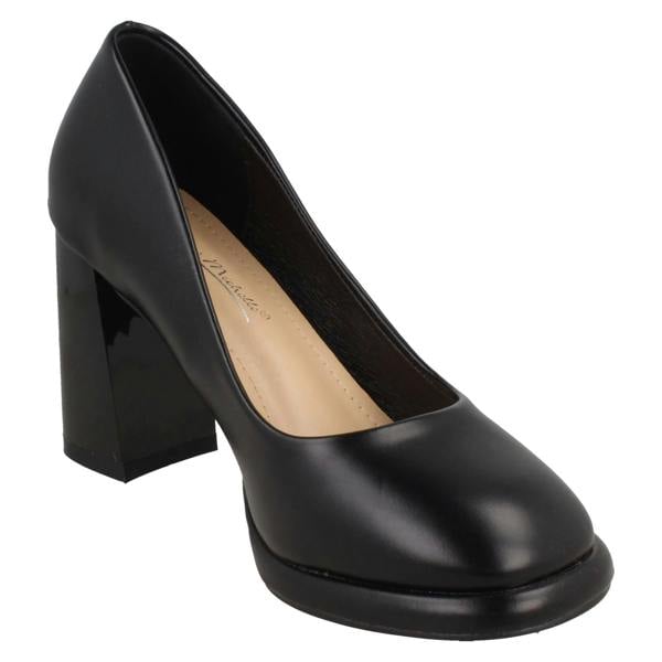 Anne Michelle Womens Anne Michelle Block Heeled Court Shoes F90121