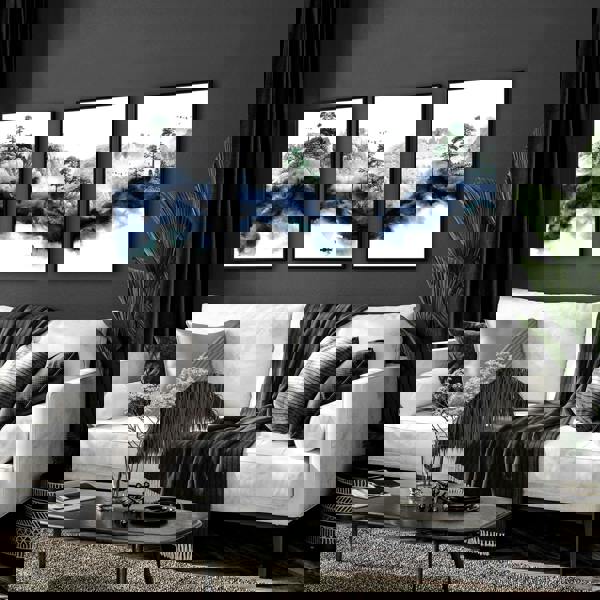 Wall picture for living room | set of 3 Japanese art prints