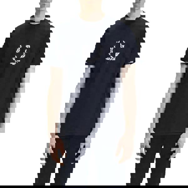 Fred Perry Unisex Adult M8536 608 T-Shirt - Navy Blue - 