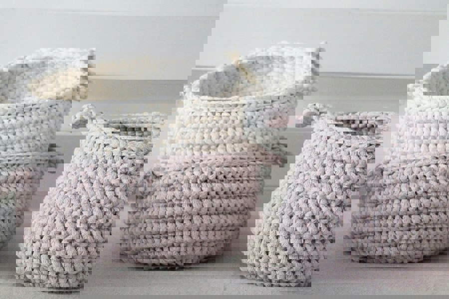 Small basket IVORY - Zuri House