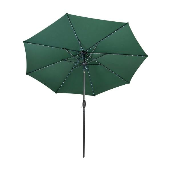Jardi LED Tilt Parasol 2.7m – Green