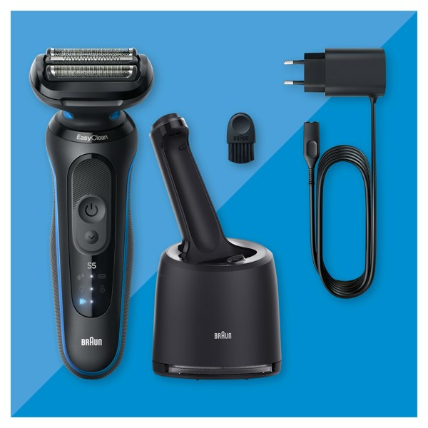 Braun Electric Shaver, Series 5, With SmartCare Center, 52-B7000cc - Blue