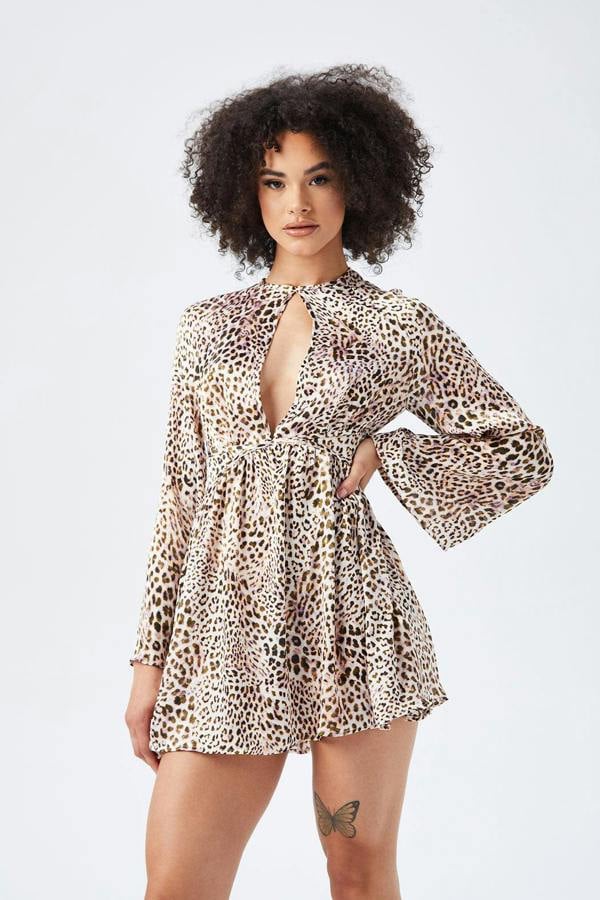 Urban Bliss Jennifer Flared Sleeve Mini Dress