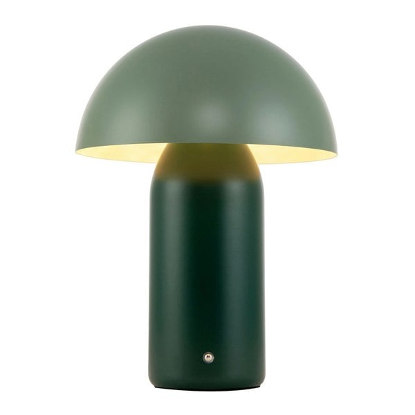 Modern Rechargeable Mushroom Lamp in Two Tone Green with Touch Button Image 3