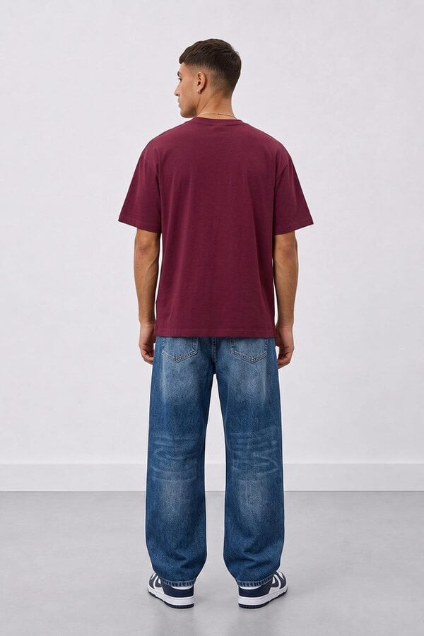 London Attitude Doberman Oversized Heavyweight Graphic T-Shirt