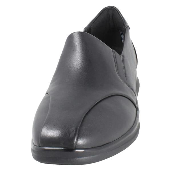 Clarks Ladies Clarks Artisan Square Toe Slip On Shoes Lynell Edge