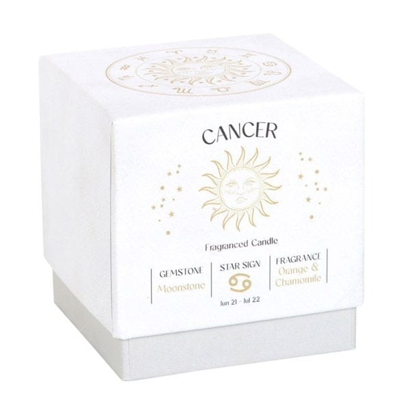 Serano Cancer Orange & Chamomile Gemstone Zodiac Candle