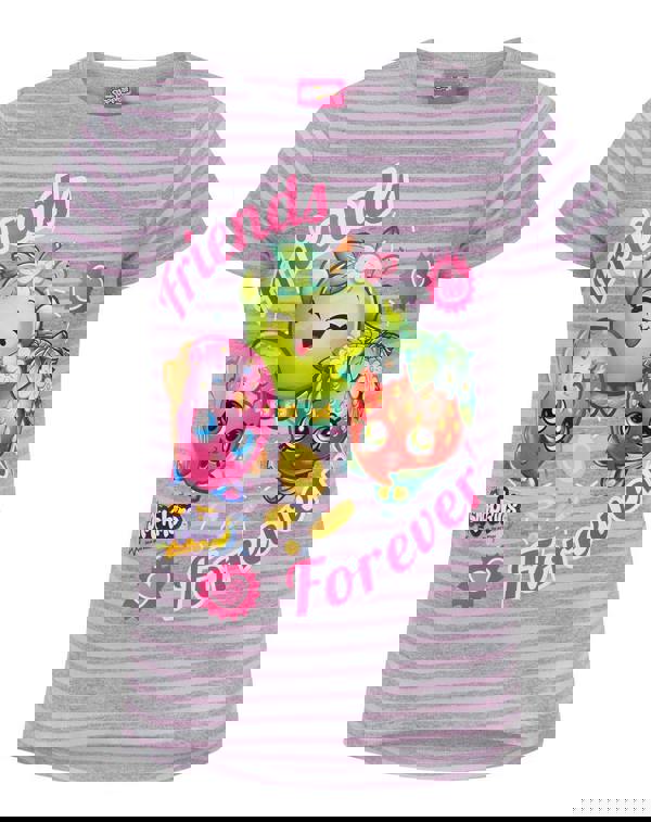 Shopkins Girls Pink Foreve Short Sleeved T-Shirt