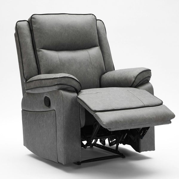 Furniture One Manual Recliners Sofa Set,105–135 Degrees Recliner Padded Sofa with Adjustable Backrest