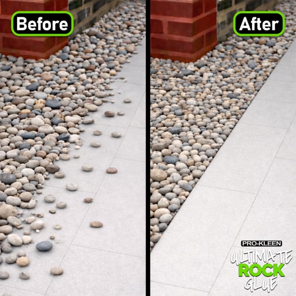 ProKleen Pro-Kleen Ultimate Rock Glue 20L (Covers 320 ft2) - Rock Glue Binder For Gravel, Stones, Slate & Mulch