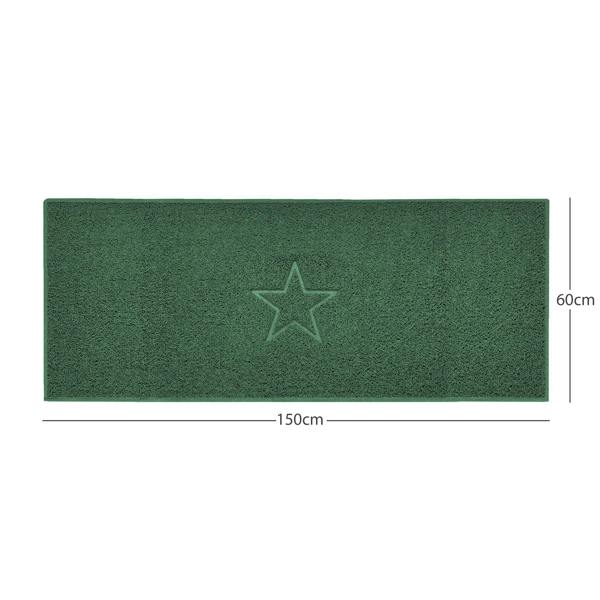 nicoman green spaghetti indoor mat, multi colour options, free delivery, uk made