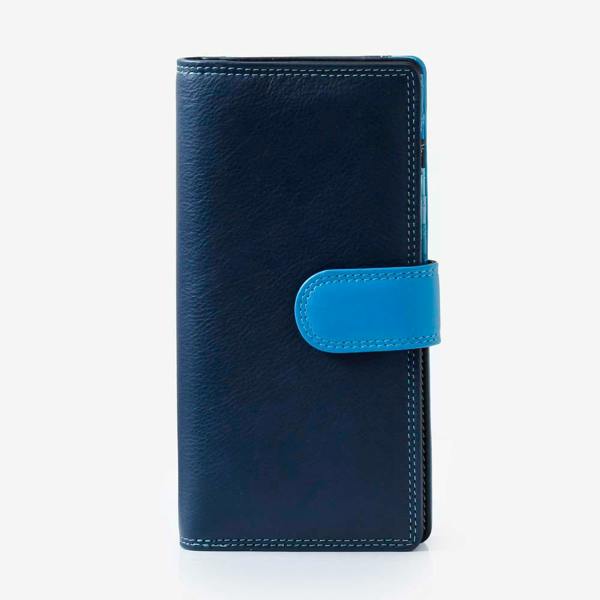 PRIMEHIDE Long Leather Bifold Purse - Victoria London