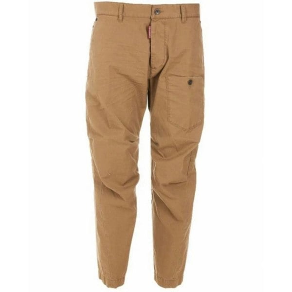 DSQUARED2 S71KB0491 S41794 SKIPPER FIT 157 TOBACCO CHINO PANTS Mens 48