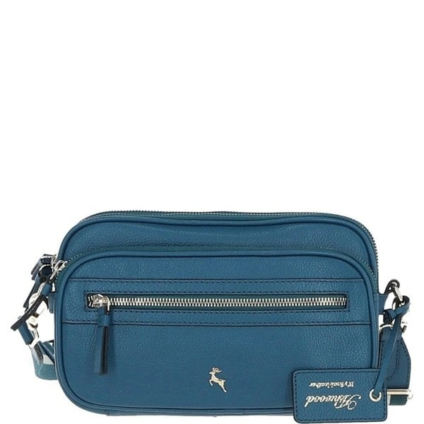'Sogno di Cuoio' Compact Twin Zip Crossbody Bag: X-35