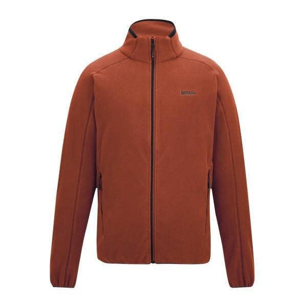 Regatta Mens Hadfield Full Zip Fleece Jacket - Brick