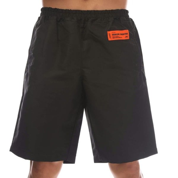 Heron Preston Mens Ex Ray Nylon Shorts - Black