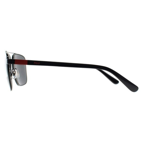 Polo Ralph Lauren Sunglasses PH3137 926787 Semi-Shiny Black Grey