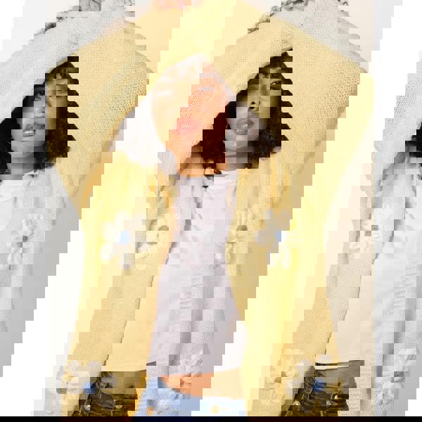 Blue Vanilla Daisy Cardigan - Light Yellow