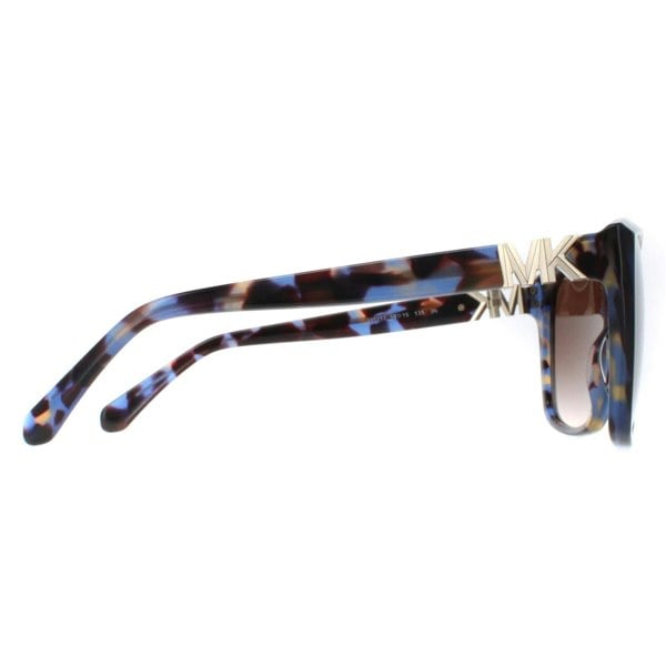Michael Kors Sunglasses MK2201 Malia 395213 Bright Blue Tortoise Brown Gradient