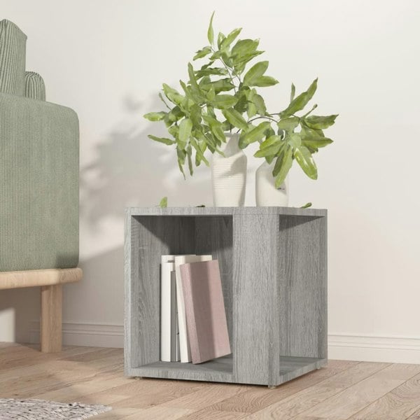 Berkfield Side Table Grey Sonoma 33x33x34.5 cm Engineered Wood