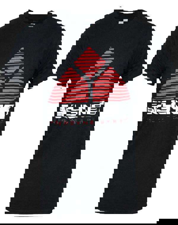 Terminator Mens Black Logo Short Sleeved T-Shirt