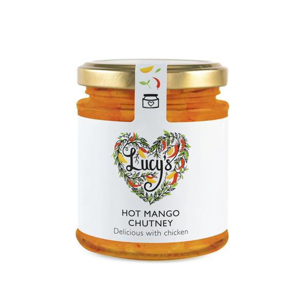 Lucy's Dressings Hot Mango Chutney 150g