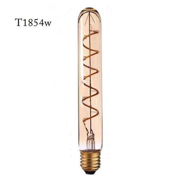 Dyzi E27 T185 4W LED Filament Bulb Retro Warm White Non-Dimmable